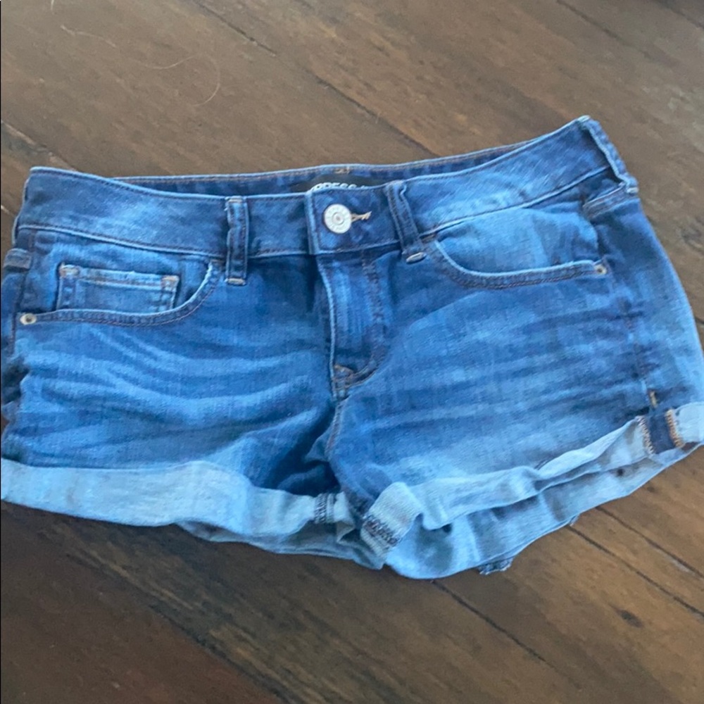 Denim shorts